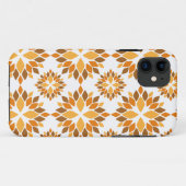 美しい茶色の花柄 Case-Mate iPhoneケース (裏面(横))