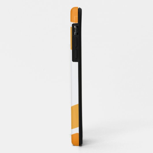 美しい茶色の花柄 Case-Mate iPhoneケース (裏面/左)