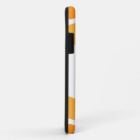 美しい茶色の花柄 Case-Mate iPhoneケース (裏面/右)