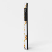 美しい茶色の花柄 Case-Mate iPhoneケース (裏面/左)