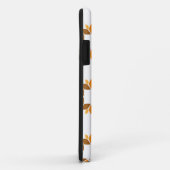 美しい茶色の花柄 Case-Mate iPhoneケース (裏面/右)