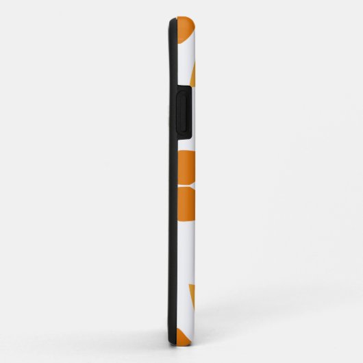 美しい茶色の花柄 Case-Mate iPhoneケース (裏面/右)