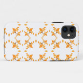 美しい茶色の花柄 Case-Mate iPhoneケース (裏面(横))