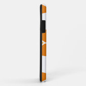 美しい茶色の花柄 Case-Mate iPhoneケース (裏面/右)