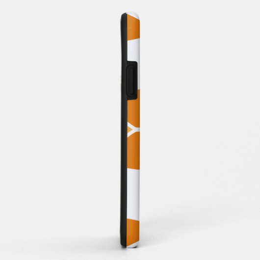 美しい茶色の花柄 Case-Mate iPhoneケース (裏面/右)