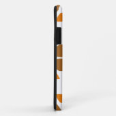 美しい茶色の花柄 Case-Mate iPhoneケース (裏面/右)