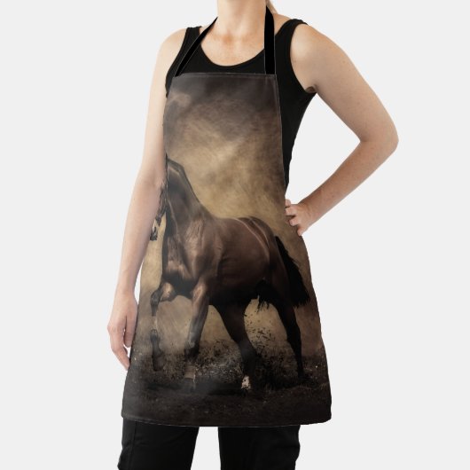 美しい茶色の馬装飾用クッション エプロン (インサイチュ)