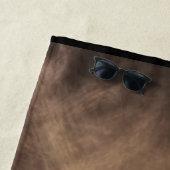 美しい茶色の馬装飾用クッション ビーチタオル (インサイチュ)