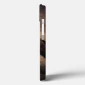 美しい茶色の馬装飾用クッション Case-Mate iPhoneケース (裏面 / 左)