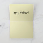 美しい茶色のPopArt Vizslaハンガリーポインタ カード (内部)