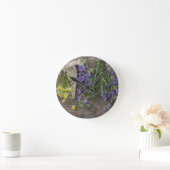 美しい草の背景 ラウンド壁時計 (ホーム)