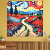 美しい草原 キャンバスプリント (インサイチュ (リビング))