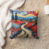 美しい草原 クッション (ブランケット)