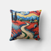 美しい草原 クッション (裏面)