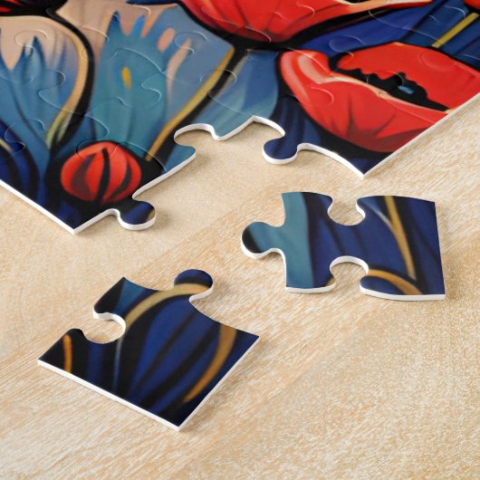 美しい草原 ジグソーパズル (側面)