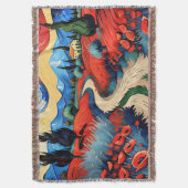 美しい草原 スローブランケット (正面縦)