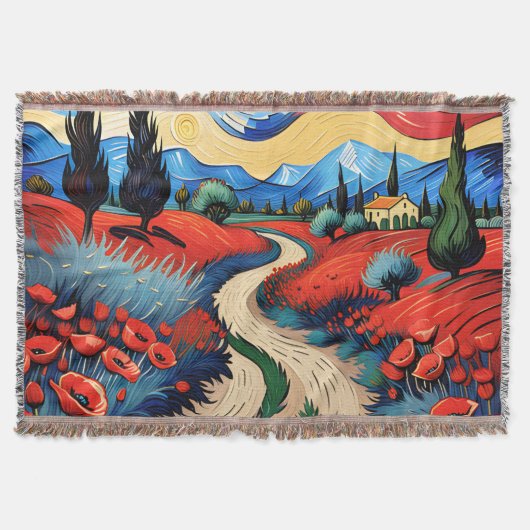 美しい草原 スローブランケット (正面)