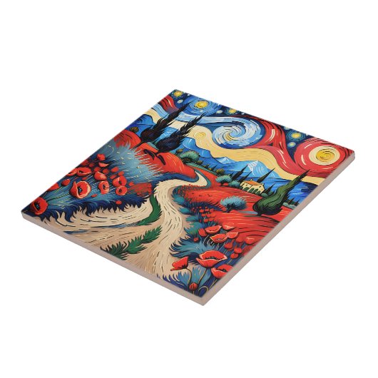 美しい草原 タイル (側面)