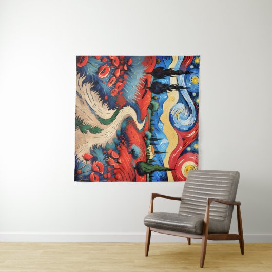 美しい草原 タペストリー (インサイチュ(横))