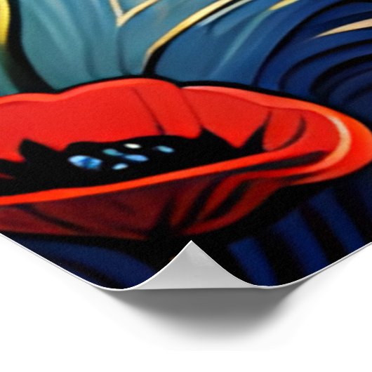 美しい草原 ポスター (角)