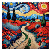 美しい草原 ポスター (正面)