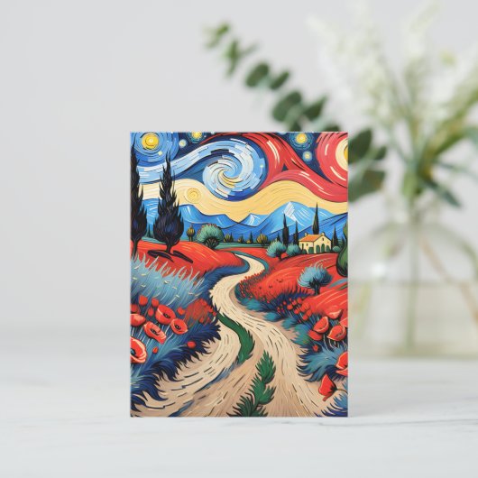 美しい草原 ポストカード (スタンド正面)