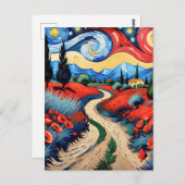 美しい草原 ポストカード (正面/裏面)