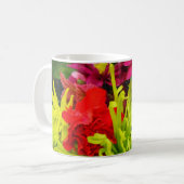 美しい菊 コーヒーマグカップ (正面左)