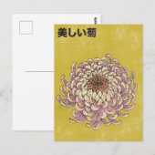 美しい菊 ポストカード (正面/裏面)