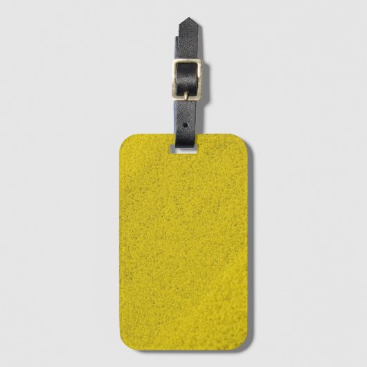 美しい菜の花畑のスーツケースタグ ラゲッジタグ (正面縦)