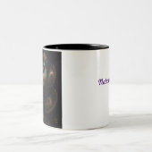 美しい華美孔雀 ツートーンマグカップ (中央)