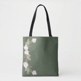 美しい葉つる植物メッセージまたは写真を追加 トートバッグ