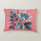 美しい葉と花 アクセントクッション (裏面)