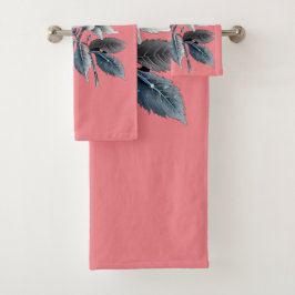 美しい葉と花 バスタオルセット