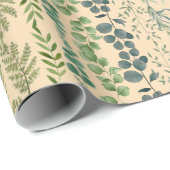 美しい葉 ラッピングペーパー (ロールコーナー)