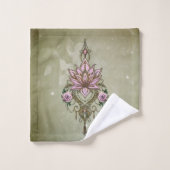 美しい蓮 バスタオルセット (ウォッシュタオル)