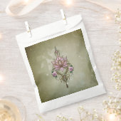 美しい蓮 フェイバーバッグ (クリップ留めされた状態)