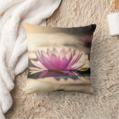 美しい蓮、湖、風景 クッション (ブランケット)