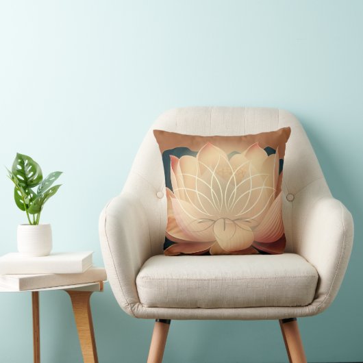 美しい蓮、禅 クッション (椅子)