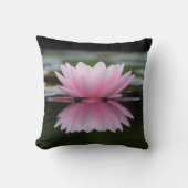 美しい蓮、風景 クッション (正面)