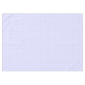 美しい薄紫の四つ葉模様 スプリング テーブルクロス (正面(横))