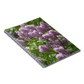 美しい薄紫ブッシュ ノートブック (右側)