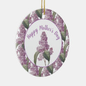 美しい薄紫花母の日 セラミックオーナメント (右)