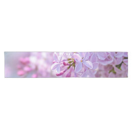 美しい薄紫花 ショートテーブルランナー