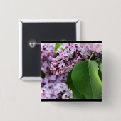 美しい薄紫 缶バッジ (正面&裏面)