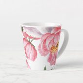 美しい薔薇 カフェラテマグ (右アングル)
