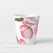 美しい薔薇 カフェラテマグ (正面)