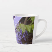 美しい藤の母の日を編集可能 カフェラテマグ (右)