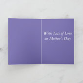 美しい藤の母の日 シーズンカード (内部)