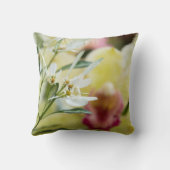 美しい蘭が付いている別の枕 クッション (裏面)